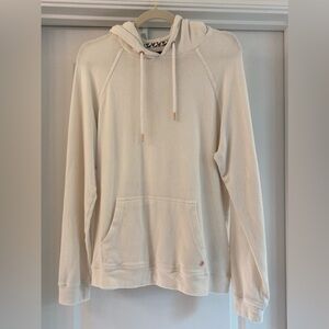 Volcom Lived In Lounge Women's Pullover Hoodie Cream Large